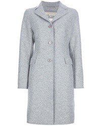 Женское серое пальто от Herno