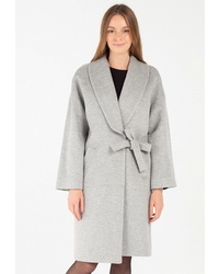 Женское серое пальто от Lavamosco