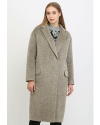 Женское серое пальто от Lea Vinci