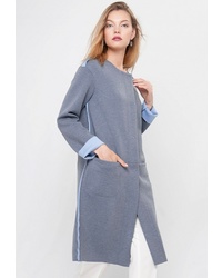 Женское серое пальто от Limonti