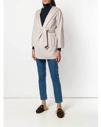 Женское серое пальто от Max Mara