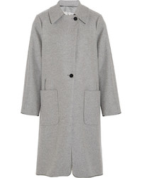 Женское серое пальто от Maison Margiela