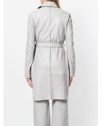 Женское серое пальто от Vanderwilt