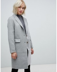 Женское серое пальто от New Look