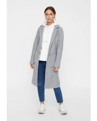 Женское серое пальто от Noisy May