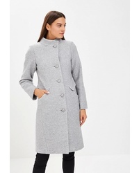 Женское серое пальто от Ovelli