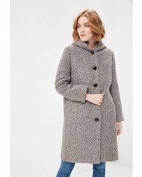 Женское серое пальто от Ovelli