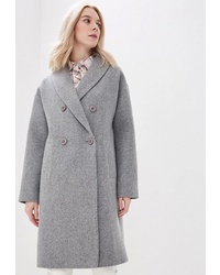 Женское серое пальто от Ovelli