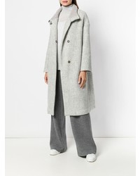 Женское серое пальто от Fabiana Filippi