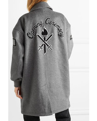 Женское серое пальто от Opening Ceremony