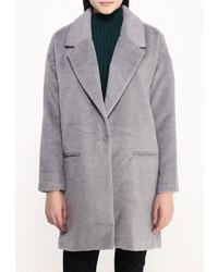 Женское серое пальто от QED London