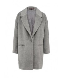 Женское серое пальто от QED London