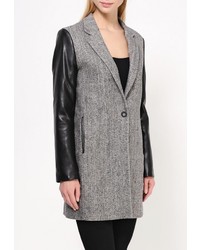 Женское серое пальто от Replay