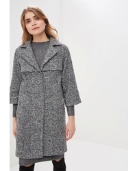 Женское серое пальто от Rosso Style