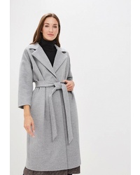 Женское серое пальто от Ruxara