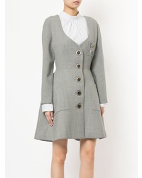 Женское серое пальто от Natasha Zinko