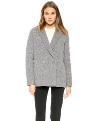 Женское серое пальто от Alexander Wang