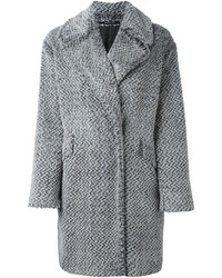 Женское серое пальто от Tagliatore