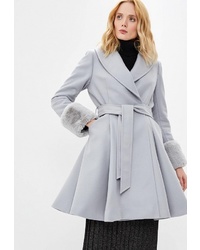 Женское серое пальто от Ted Baker London
