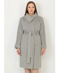 Женское серое пальто от Trifo