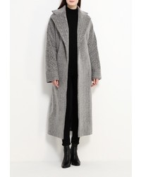 Женское серое пальто от Uona