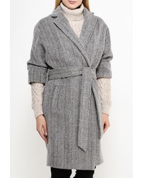 Женское серое пальто от Uona