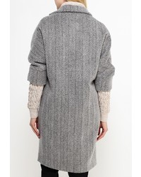 Женское серое пальто от Uona