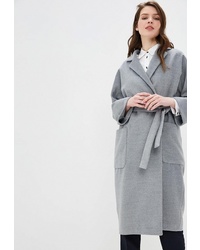 Женское серое пальто от Villagi