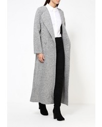 Женское серое пальто от Voielle
