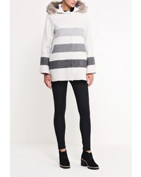 Женское серое пальто от Woolrich