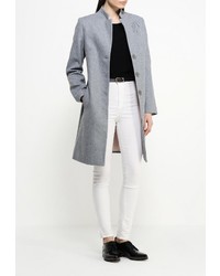 Женское серое пальто от Zarina