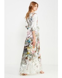 Серое платье-макси от Aleksandra Vanushina