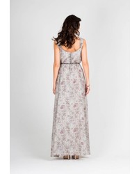 Серое платье-макси от Elena Shipilova