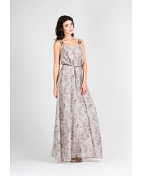 Серое платье-макси от Elena Shipilova