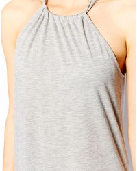 Серое платье-макси от Vila