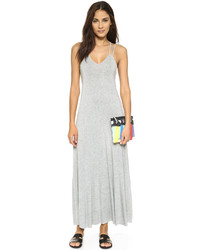 Серое платье-макси от Clayton