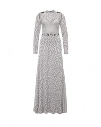 Серое платье-макси от Sahera Rahmani