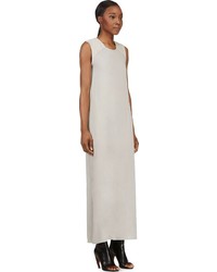 Серое платье-макси от Damir Doma