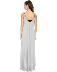 Серое платье-макси от Three Dots