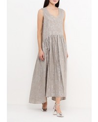 Серое платье-макси от Yaroslavna