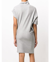 Серое платье-миди от Maison Margiela