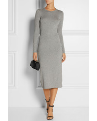 Серое платье-миди от The Row