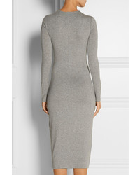 Серое платье-миди от The Row