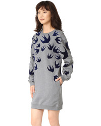Серое платье-свитер от MCQ