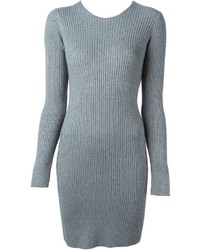 Серое платье-свитер от Alexander Wang