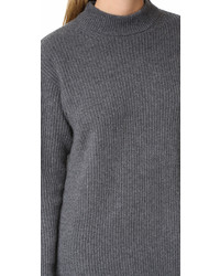 Серое платье-свитер от DKNY