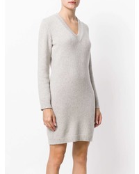 Серое платье-свитер от Liska