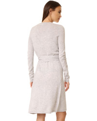 Серое платье-свитер от Diane von Furstenberg