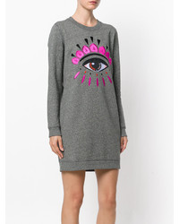 Серое платье от Kenzo