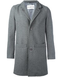 Мужское серое шерстяное пальто от Han Kjobenhavn